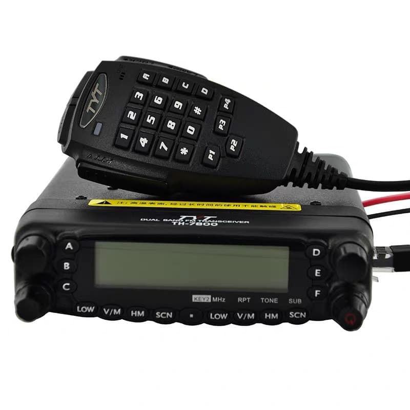 TYT TYT TH-7800 Mobile Radio Long Range UV Dual Band Wireless Vehicle Radio 1-50km High Power