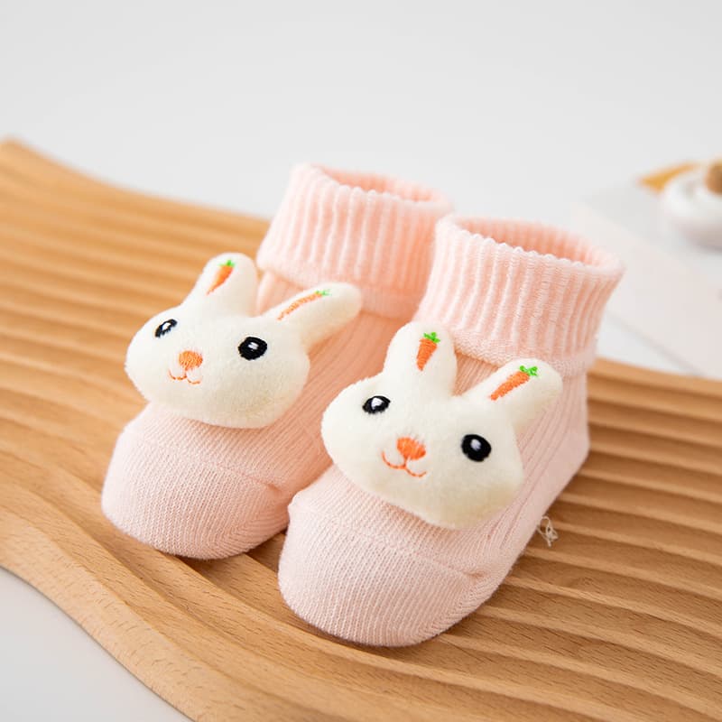 Baby Socks Spring and Autumn Newborn Infant Toddler Cartoon Non-Slip Comfortable Cute Floor Socks 0-1-3 Years