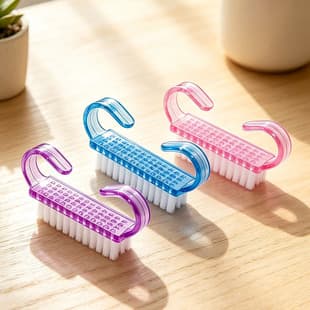 Colorful Nail Brush Nail Dust Brush Horn Brush Dust Brush New Nail Art Tool Clean Polish Nail Surface Brush