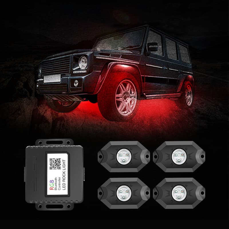 Hot sale two eight chassis light off-road car Wrangler modified Bluetooth control RGB ship yacht deck light