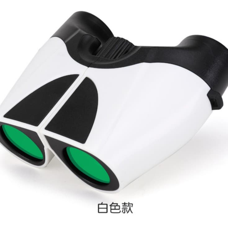 Full Optical Children's Binoculars High Magnification HD 10X22 Outdoor Portable Mini Small Porro Cross-border Wholesale