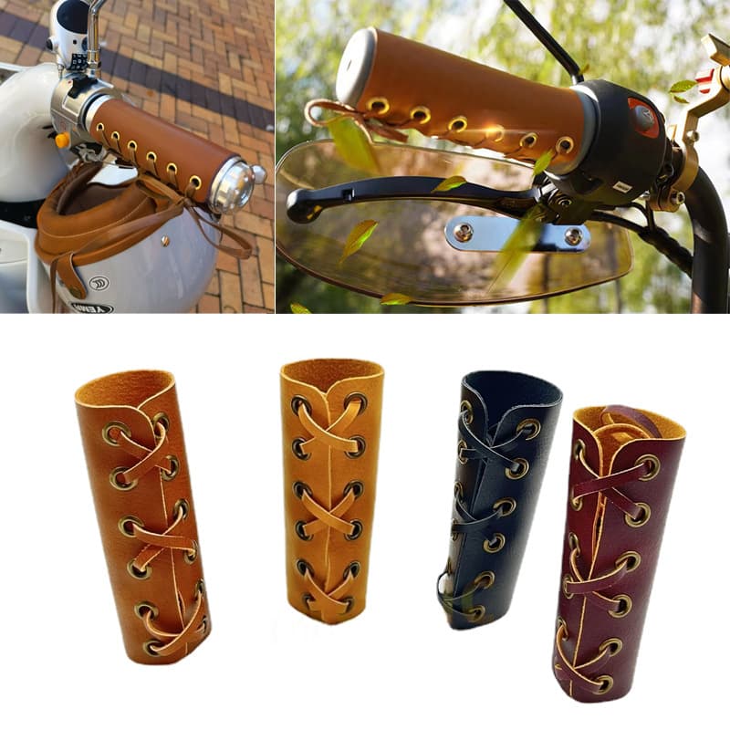 General Electric Vehicle Zongshen Yami Motorcycle Bicycle Handlebar Rubber Handlebar Leather Cover Battery Bike Grip Non-slip Handlebar