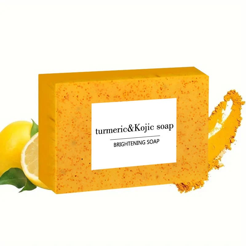 Turmeric Lemon Soap, Cross-border Trade Amazon TK, Europe and America Soap for Bath, Face Wash, Hand Soap, Factory Stock