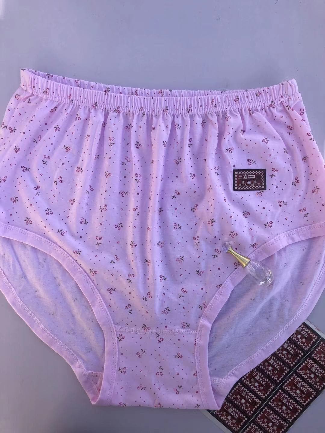 Mother's Briefs, Cotton Women's High-Waist Underwear, Middle-Aged and Elderly Large Size, Triangle Briefs for Moms, Plus Size Underwear