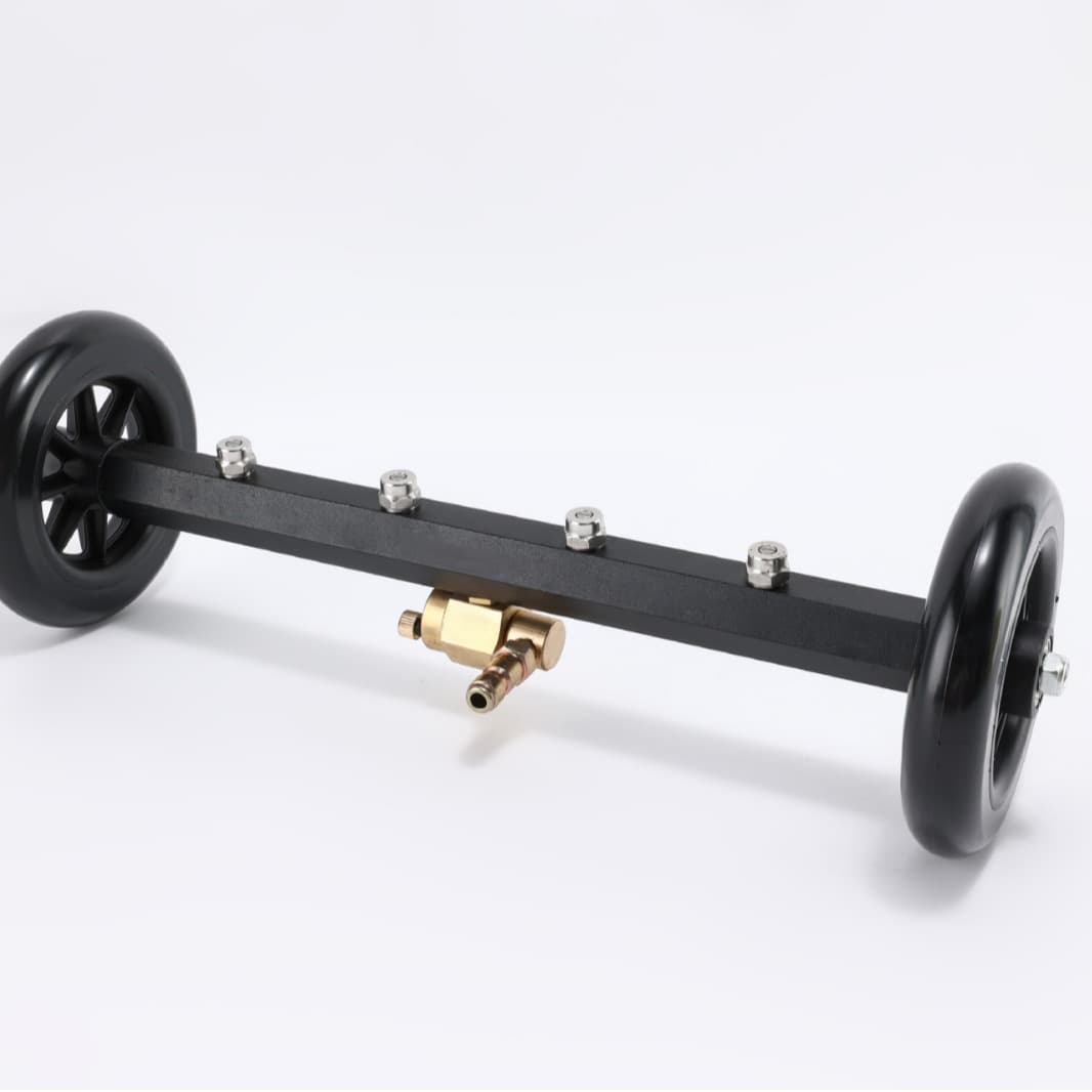 Dual-Use High-Pressure Car Undercarriage Washer - Multi-functional Road Undercarriage Cleaner with Adjustable Angle and Swivel Casters