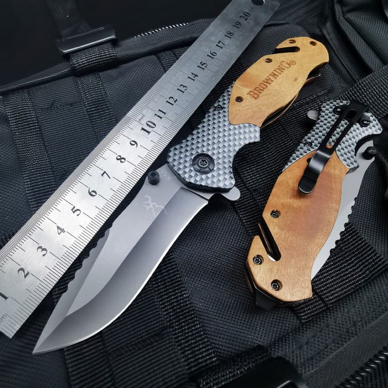 Browning Folding Pocket Knife Outdoor Survival Knife High Hardness Amazon X50 Fruit Knife