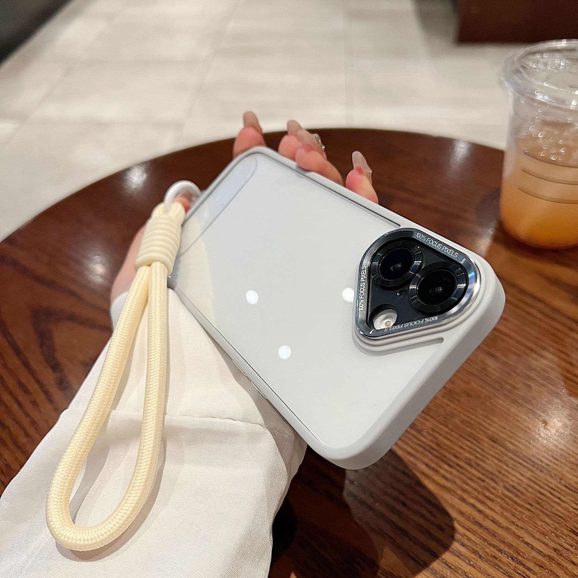 Eagle Eye Precision Shield Metal Lens Magnetic Case with Short Lanyard for iPhone 16 Pro Max, iPhone 15 Pro