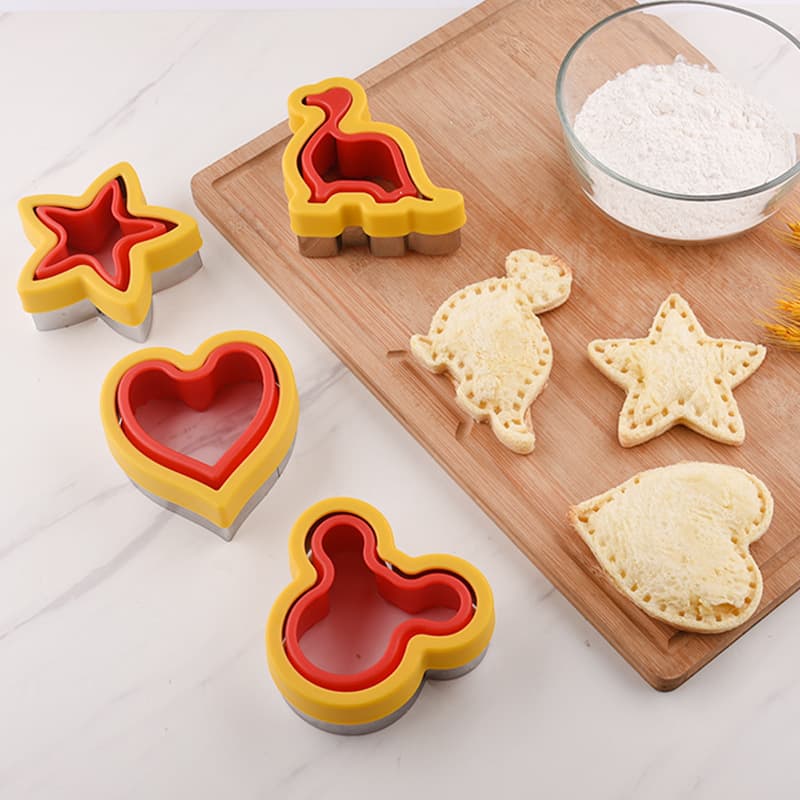 DIY Children's Baking Molds Food-Grade Kitchen Baking Set Cake and Cookie Molds Safe Creative Molds