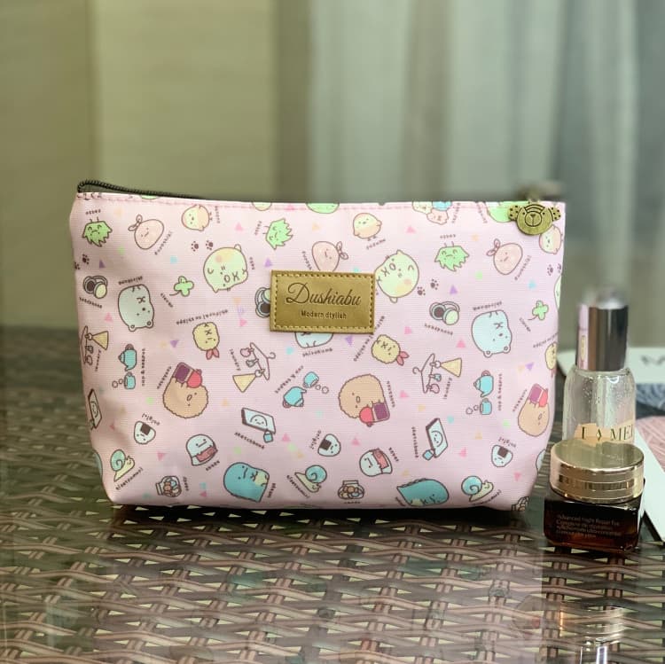 New Korean Style Waterproof Large Capacity Cosmetic Bag Toiletry Bag Storage Pouch Phone Bag Coin Purse