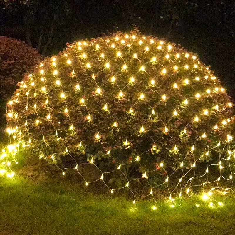 LED Net Light Outdoor Waterproof Fishing Net String Lights Fairy Lights Starry Sky Christmas Lights Garden Lawn Decorative Lights
