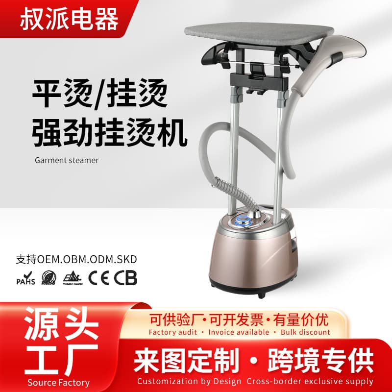 Custom Cross-Border Steam Iron for Clothes, Household Handheld Garment Steamer 2-in-1 Electric Iron