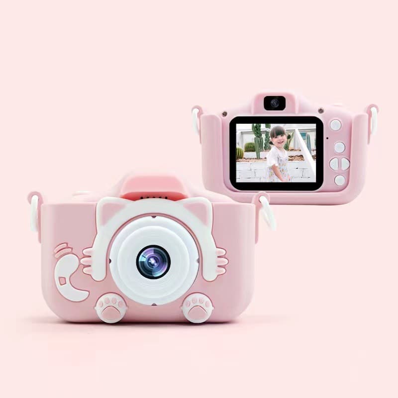 X5 Kids Digital Camera HD Mini Children's Camera Toy Cartoon IPS Screen Gift Birthday Present P8