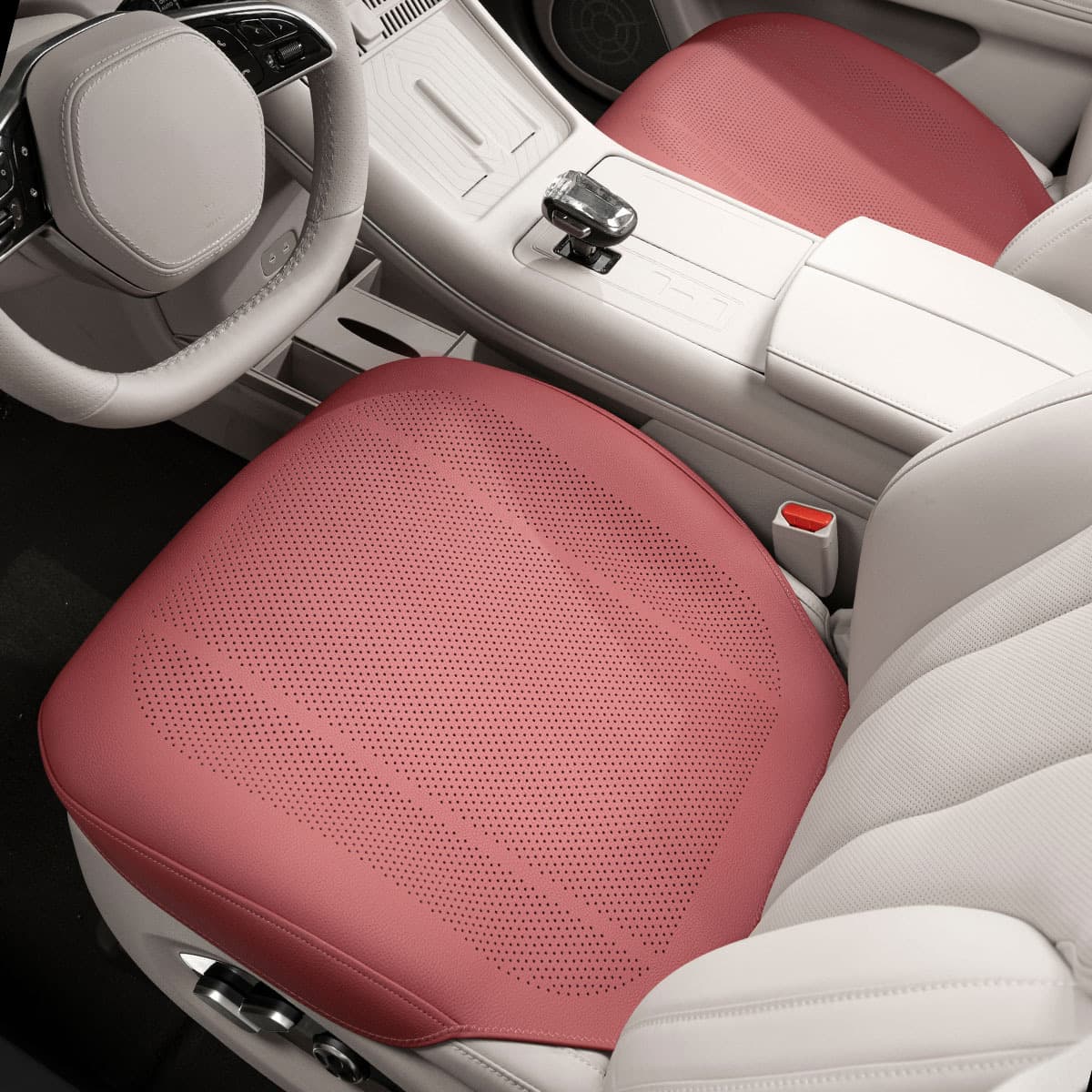 2025 New Luxury Car Seat Cushion, Ventilated and Breathable, Suitable for All Seasons, Comfortable Rear Seat Cushion