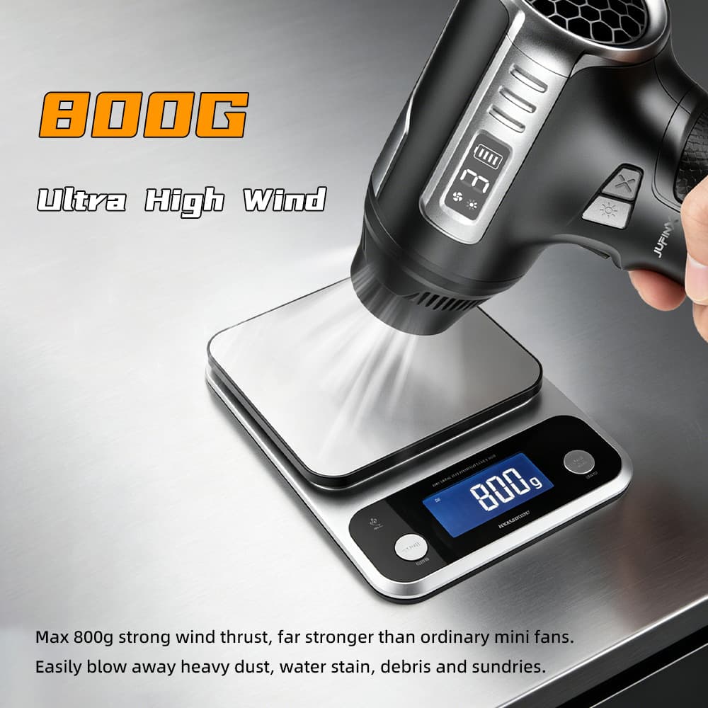 Brushless High-Speed Turbo Blower Air Duster Gun Storm-Level