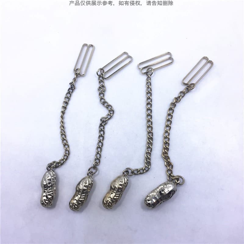 Copper Peanut Pure Copper Decorative Peanut Pendant Pendant Simulated Peanut Meaning Endless Life, Many Children and Blessings Decoration