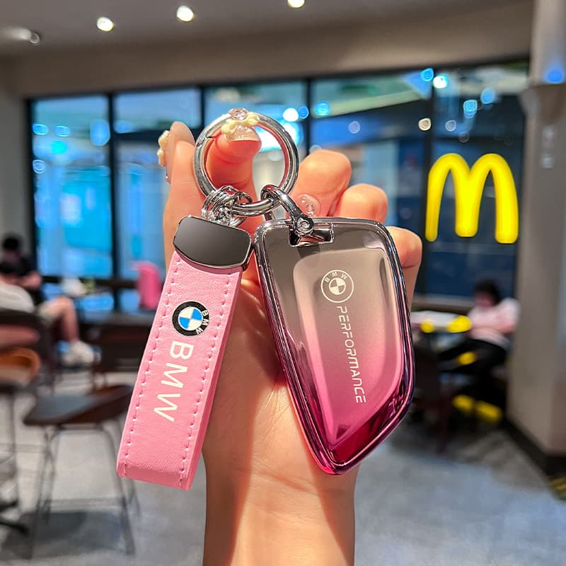 Suitable for BMW 5 Series Key Cover for Men, 3 Series 325 Blade, 5 Series 530, 3 Series, 7 Series, X5 Shell, X3 Case, X1, I3 Holder