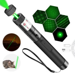 USB303 Laser Flashlight Rechargeable High Power Red Green Purple Laser Light Pen