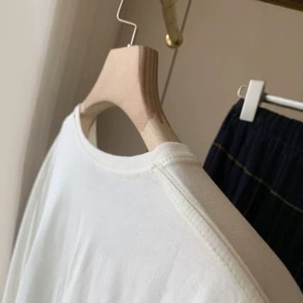 Slightly Loose Fit Cotton Breathable Dry Casual Short Sleeve T-Shirt 050938