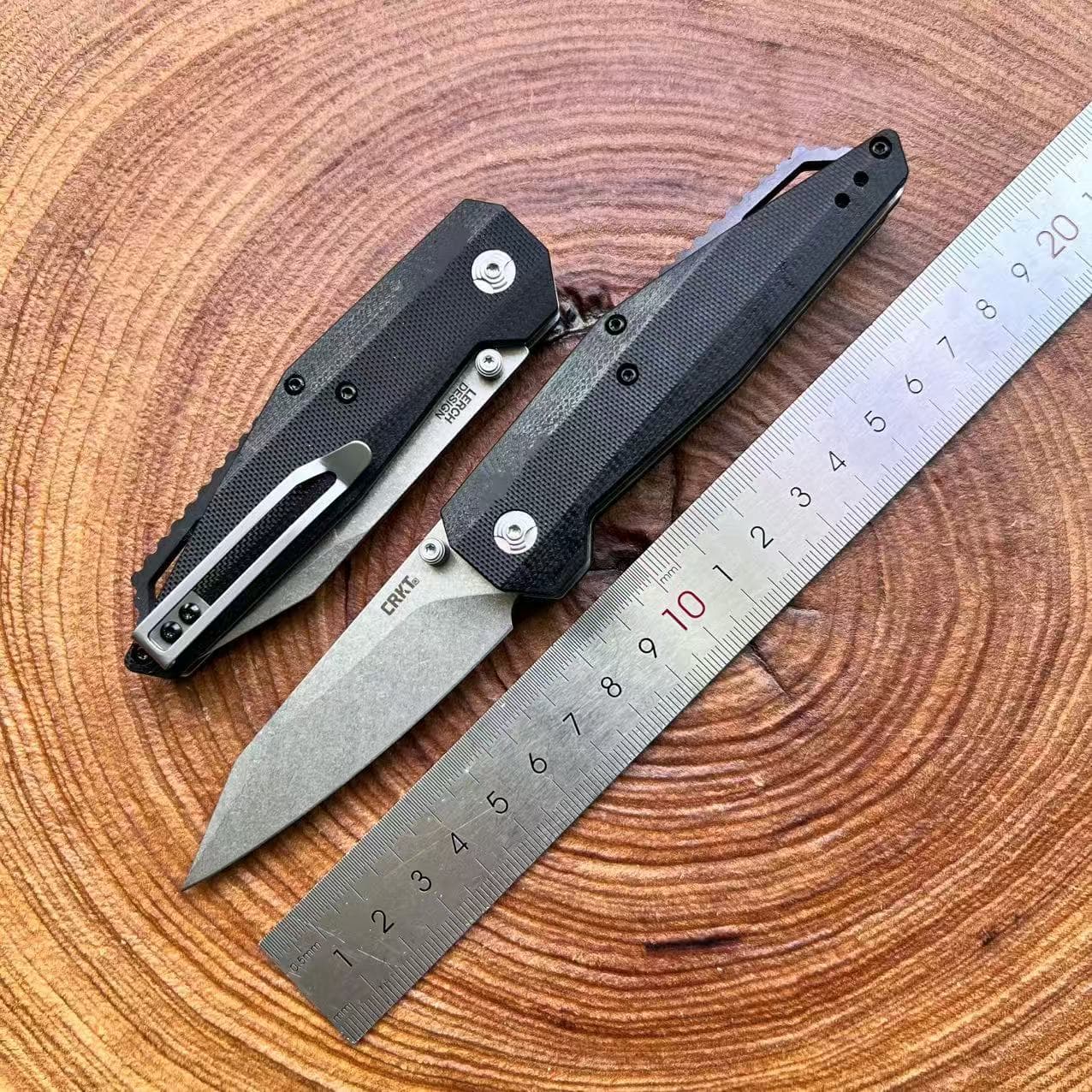New folding knife, outdoor camping knife, multifunctional portable folding knife, sharp knife, self-defense fruit knife, non-slip handle