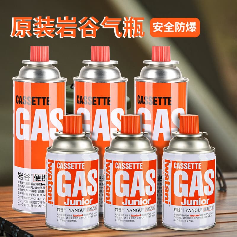 Iwatani 250g portable gas canister for outdoor camping butane stove