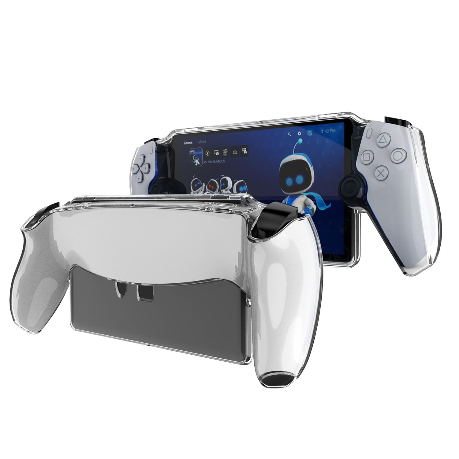 Suitable for PlayStation Portal Protective Case, PSP Integrated TPU Transparent Game Handheld Protective Case