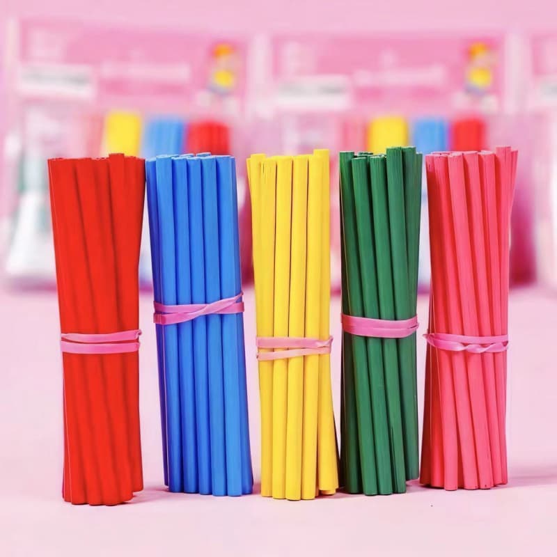 Boxed Set of 100 Counting Sticks Math Rods for Elementary Students Grades 1-2 Counter Addition Subtraction Arithmetic Teaching Aids