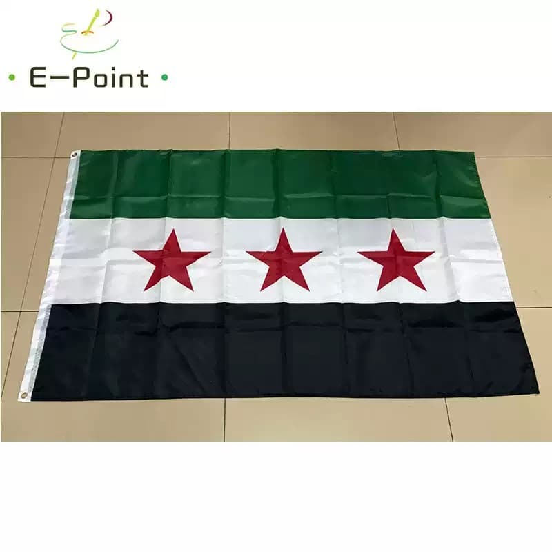 90x150cm Syrian Independence Flag Syria National Flag Decoration