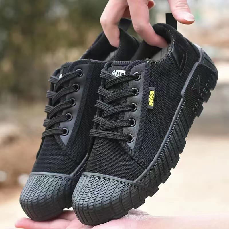 New Dad Non-Slip Breathable Summer Construction Site Labor Protection Outdoor Liberation Shoes, Canvas Shoes, Wear-Resistant