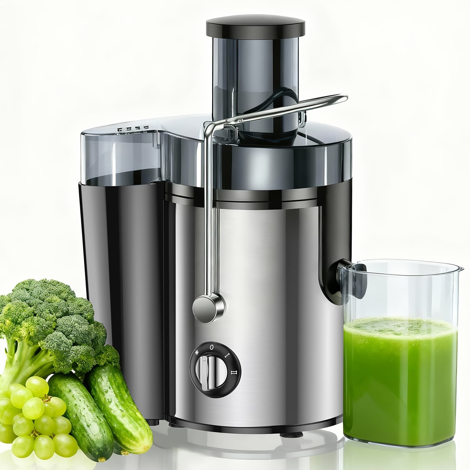 Multifunctional Home Centrifugal Juicer Electric Fruit Vegetable Juice Machine Pulp Juice Separation Juicer Food Processor