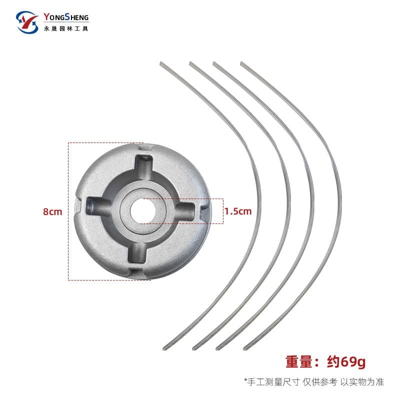 Lawn Mower Trimmer Head Aluminum Post Cylindrical Bright Lawn Mower Parts No-Disassembly Wear-Resistant Accessories Manufacturer