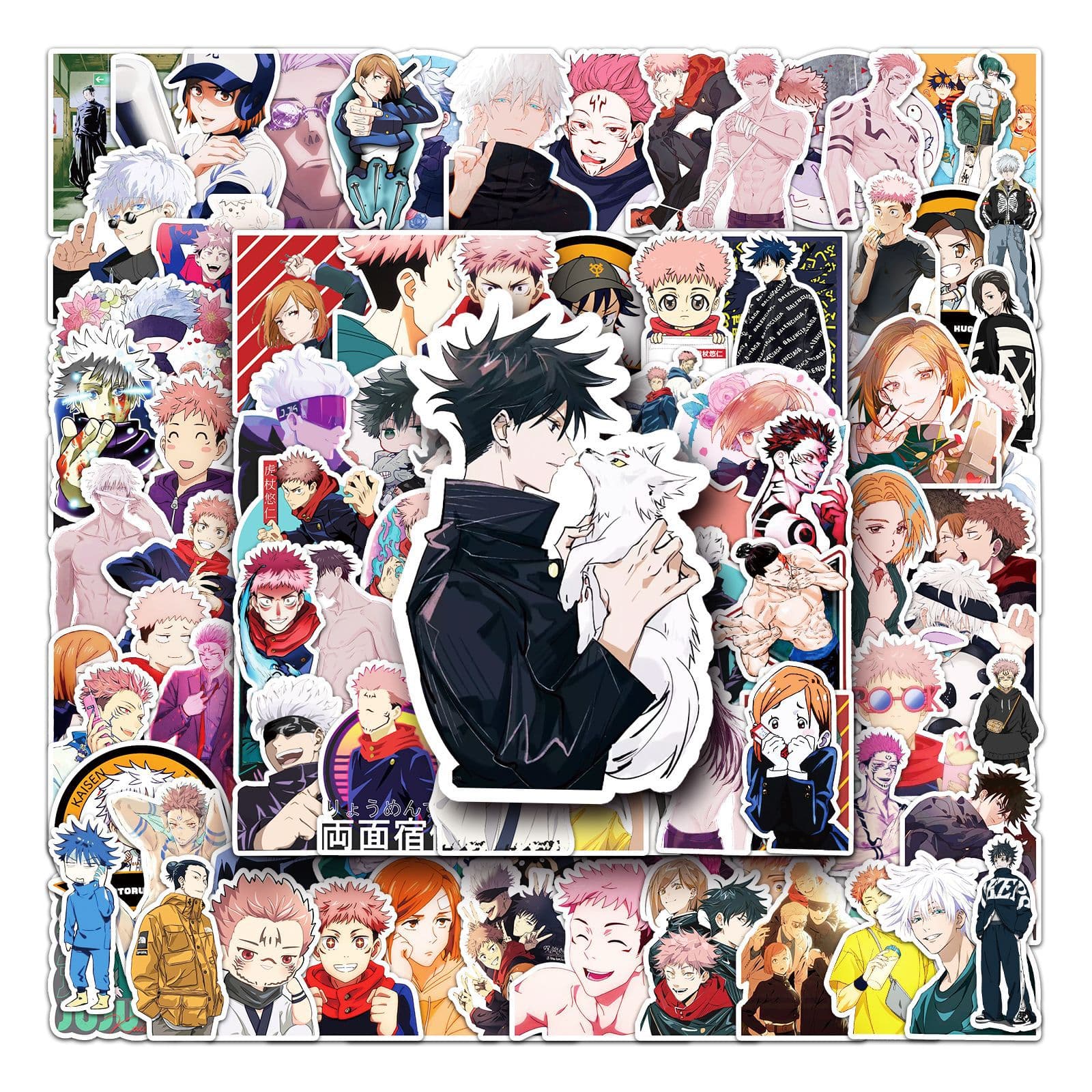100pcs Magic Retro Cartoon DIY Personalized Notebook Luggage Car Refrigerator Waterproof Decorative Stickers