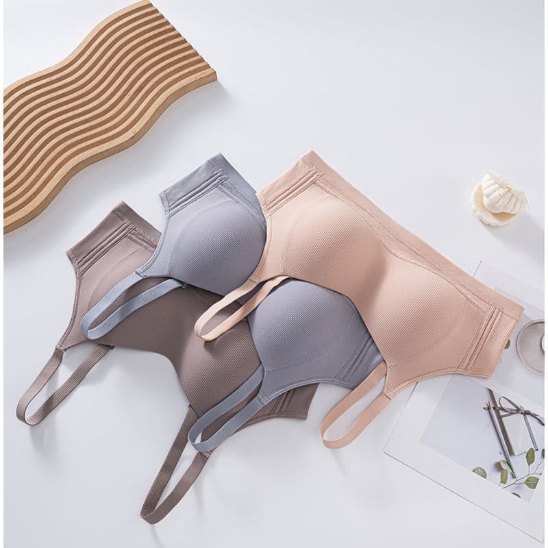 New Style Wireless, Seamless, Lightweight, Breathable, Comfortable, Adjustable, and Supportive Bra for Women That Makes Large Busts Appear Smaller