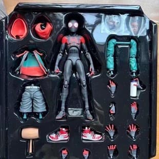 Domestic SHF Spider-Man: Across the Spider-Verse Miles Morales Action Figure Boxed Model
