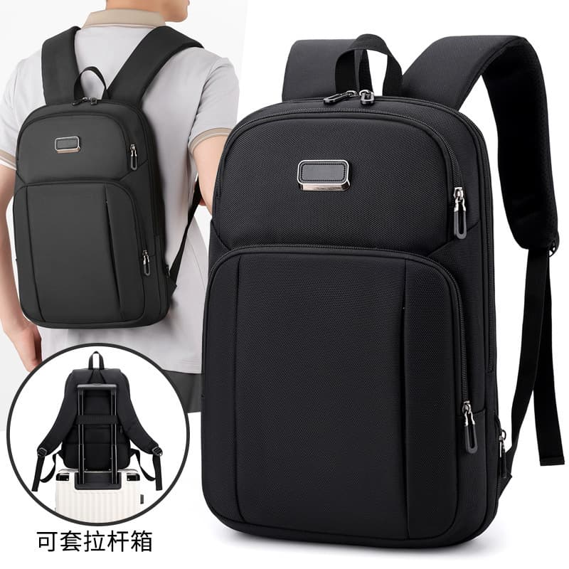 Cross-border outdoor high-end business backpack for men, high-end waterproof backpack, lightweight business style expansion bag for men