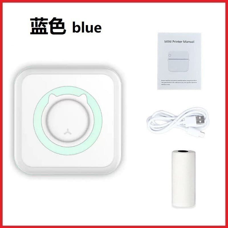 C9 Cross-Border Mini Portable Photo Printer Graduation Children Gift Practical Learning Supplies Mini Print