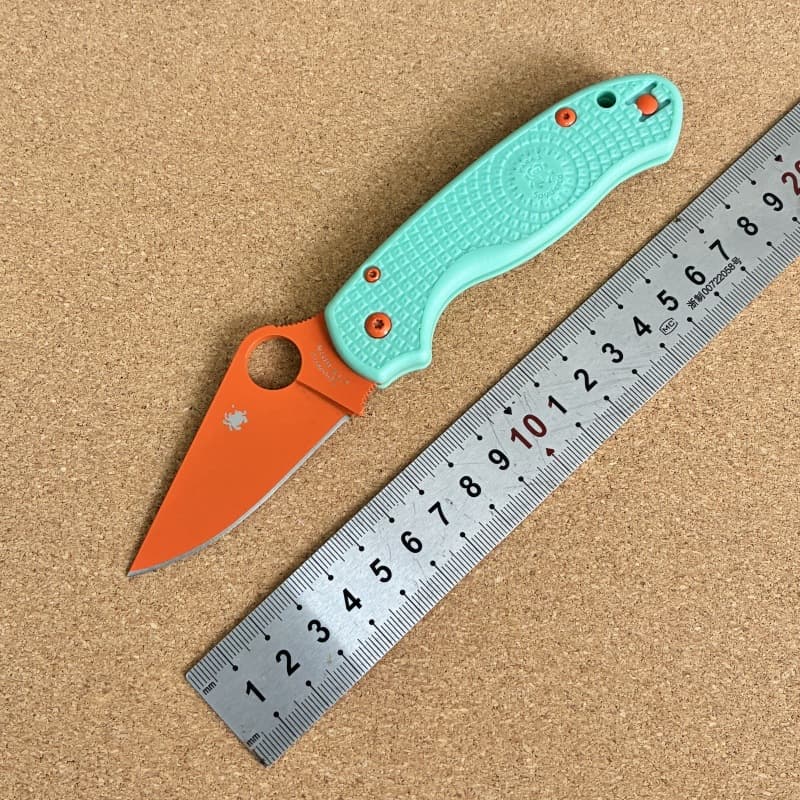 Cross-border hot selling C223 nylon handle folding knife outdoor camping knife mini pocket knife folding knife fruit knife
