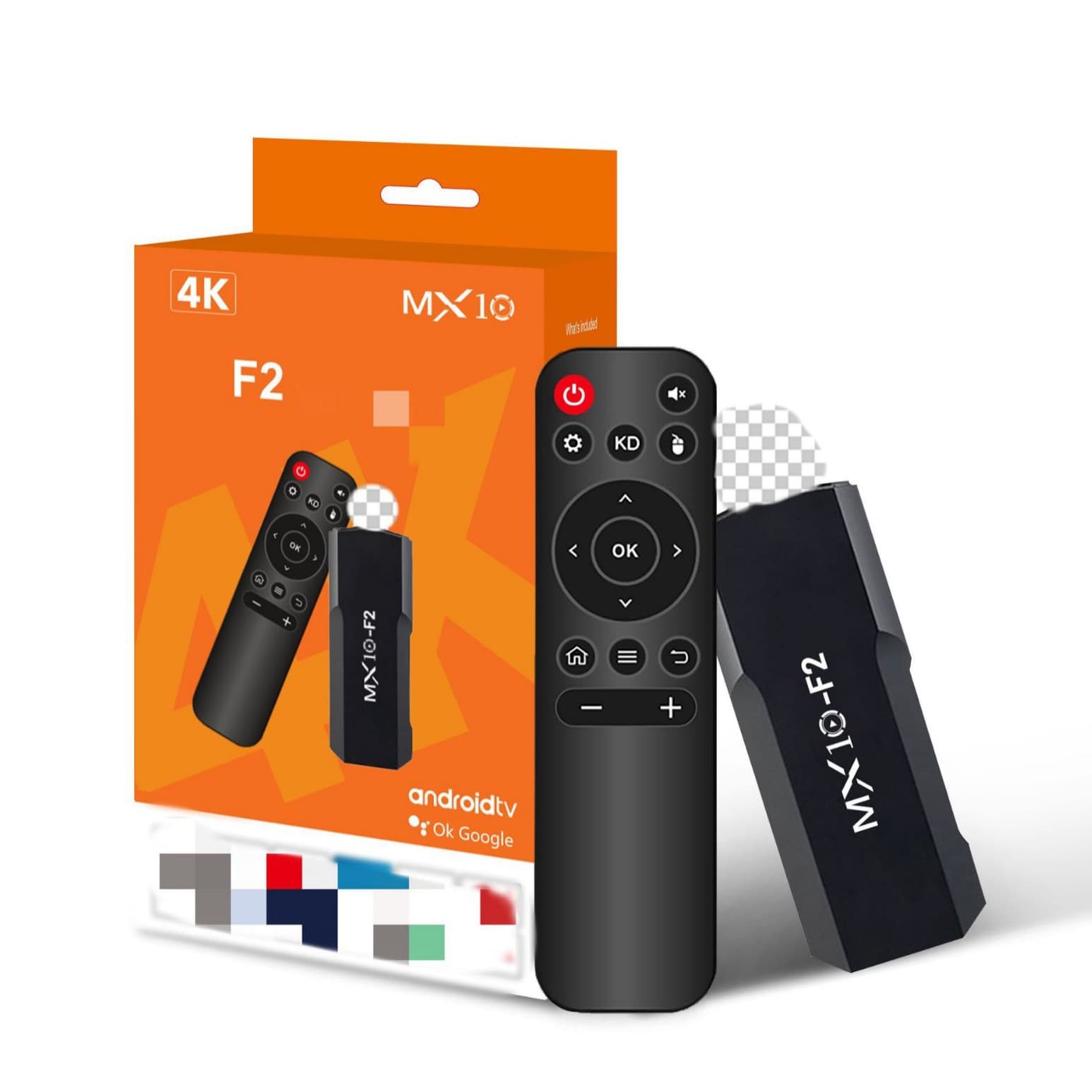Cross-Border New Model MX10-F2 Android 4K TV Set-Top Box Video Player for Home Use