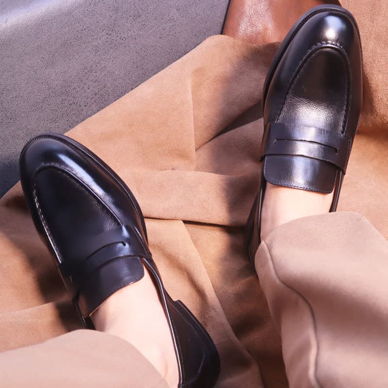 Spring/Autumn New Men's Business Formal Leather Shoes, Calfskin Casual Fashion Trendy Men's Loafers