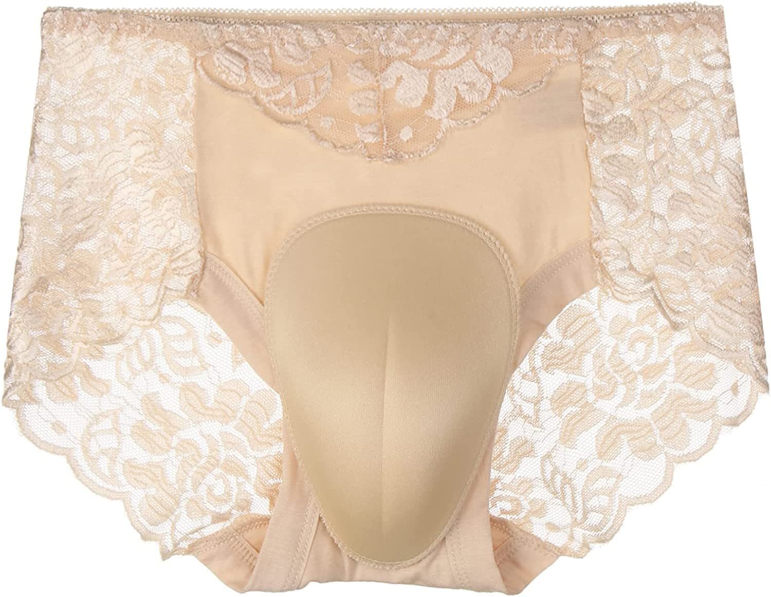 New men's lace transparent camel toe underwear sissy pouch underwear transgender hidden harpoon underwear