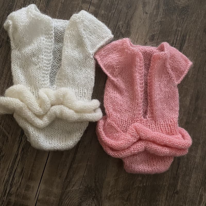 Baby's new lace jumpsuit newborn clothing photography props baby full moon home photo clothes princess