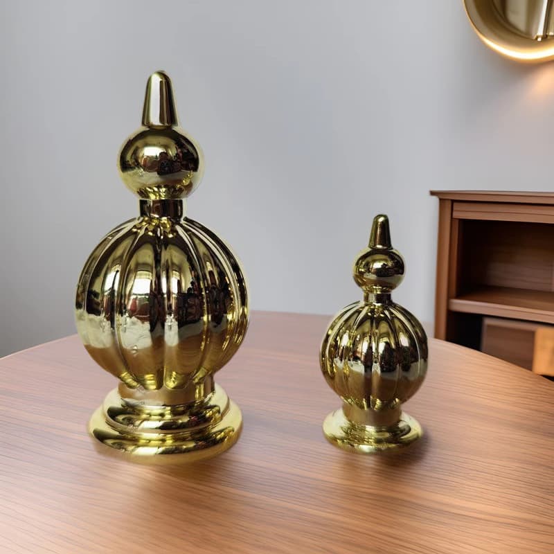 Plastic Tower Beads Popular Cup Lid Small Top Bead Creative Ornament Handle Electroplated Decorative Accessories Lid Bead Top Cap Small Handle