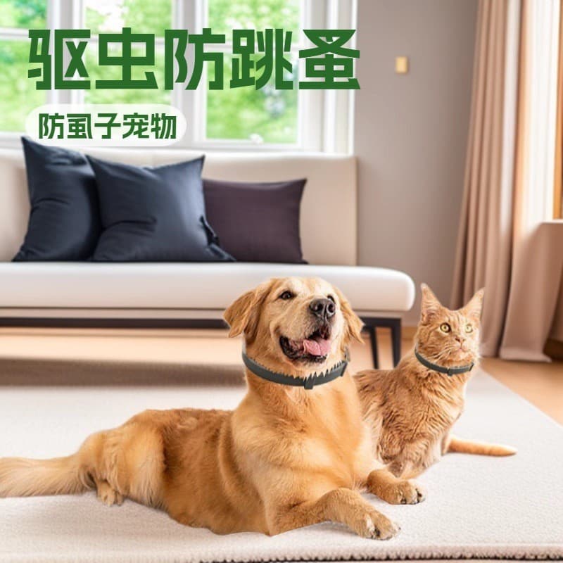 Pet Flea and Tick Repellent Collar for Cats and Dogs, Outdoor Anti-Lost Collar for Ragdoll Cats