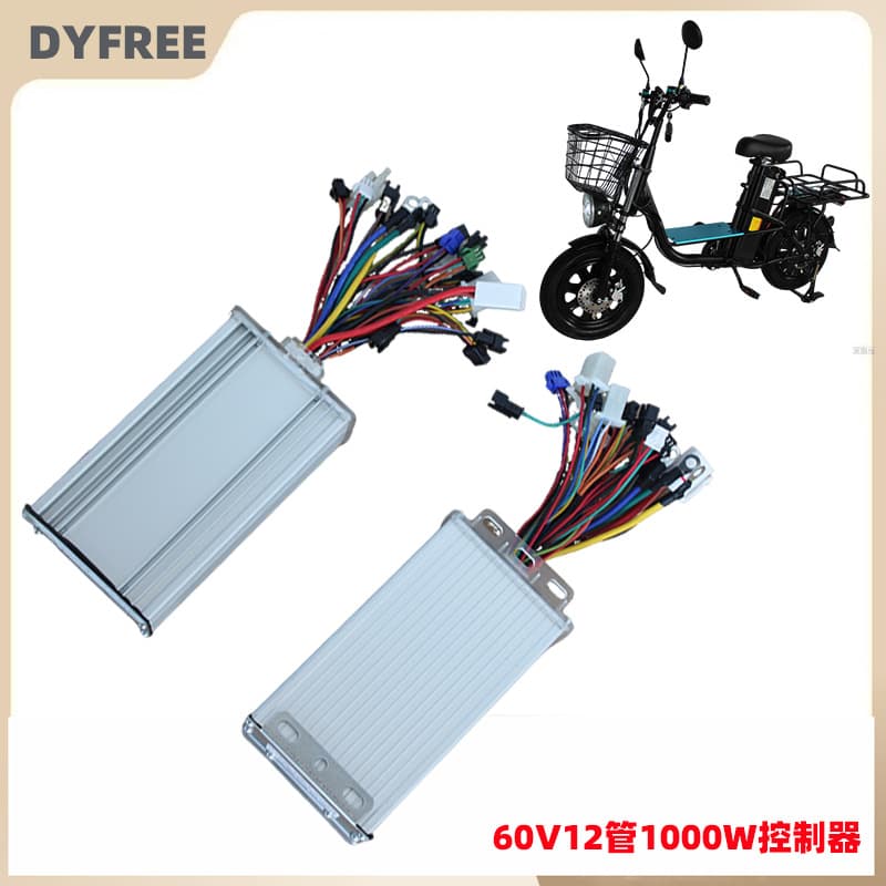 Electric Bicycle Controller 60V 12-Tube 1000W for Delivery E-Bike, Scooter, Brushless Controller Manufacturer
