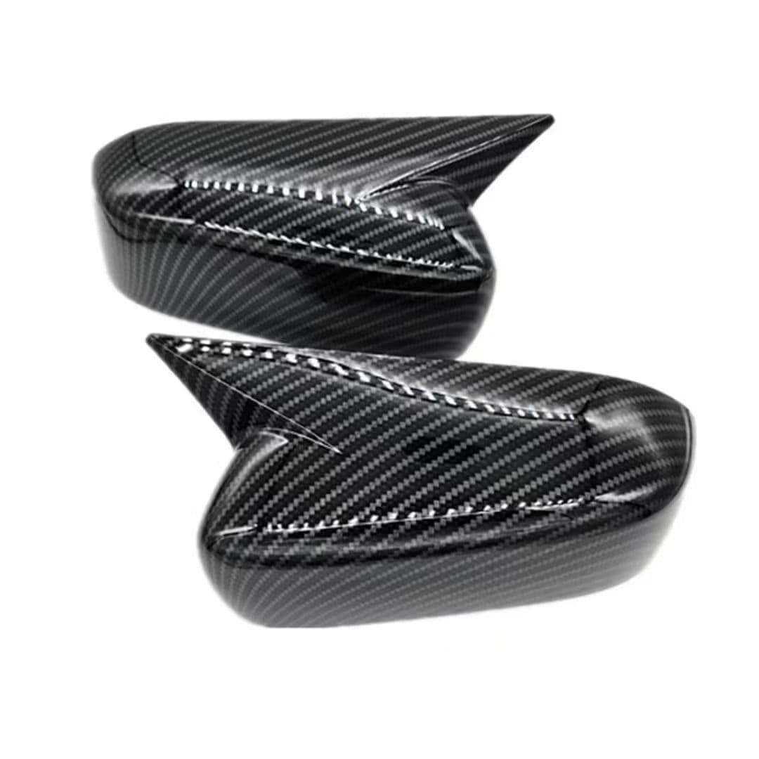 For 2003-2007 Honda Accord 7th Gen Bullhorn Side Mirror Cover Rearview Mirror Housing Exterior Trim