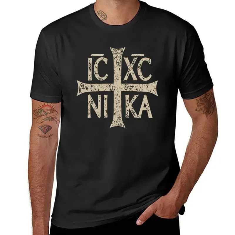 【Cross-border EU Size】IC XC NI KA Christogram Cross Orthodox Christian
