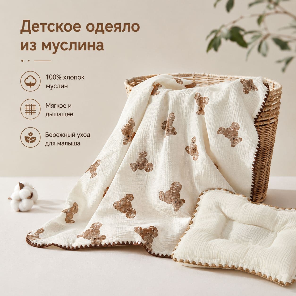 Bumpy Blanket Pure Cotton Gauze Newborn Baby Blanket Bath Towel Spring Summer Infant Swaddle Cross-border AliExpress Label