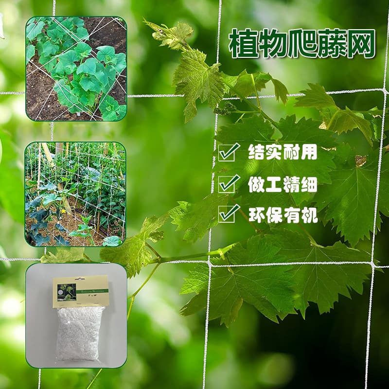 Plant climbing net, luffa climbing net, gardening net, flower climbing net, climbing net, cucumber climbing net.