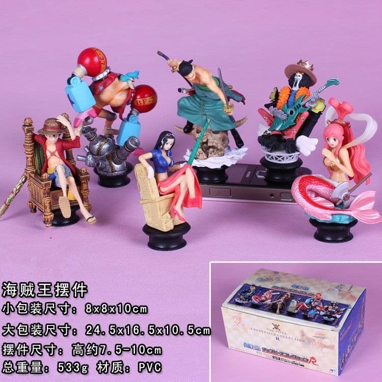 2 years later, 2nd generation 6 chess pieces, boxed figures, doll ornaments, pirate models