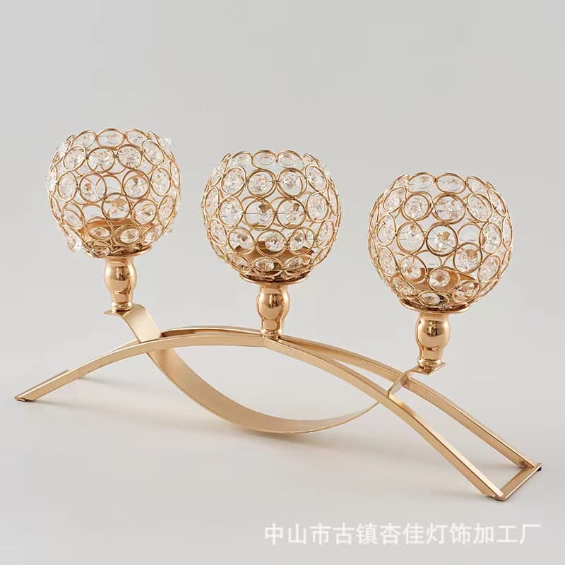 Amazon Wedding Candlestick Golden Candlestick Iron Candle Cup Romantic Candlestick Dinner Candlestick Ornaments