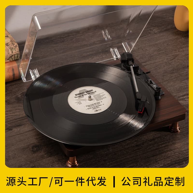 Retro Vinyl Record Player Phonograph Cross-border Wholesale Showroom Bluetooth Speaker Creative Gift Decoration Electric Turntable